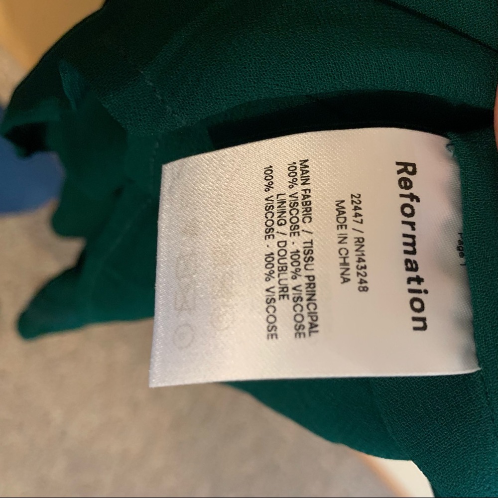 NWOT Reformation Juliette Dress - Picture 10 of 12